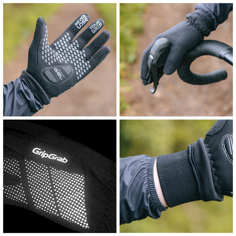 GripGrab Ride Windproof Winter Cycling Gloves Thermal Full Finger Padded Fleece Lined Cold Weather Warm Bicycle Glove - Image 3